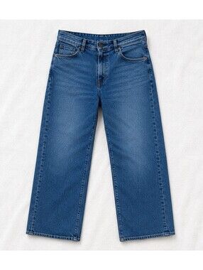 AG Adriano Goldschmied Men’s 34x34 Blue Jeans Straight Leg Dark Wash Denim